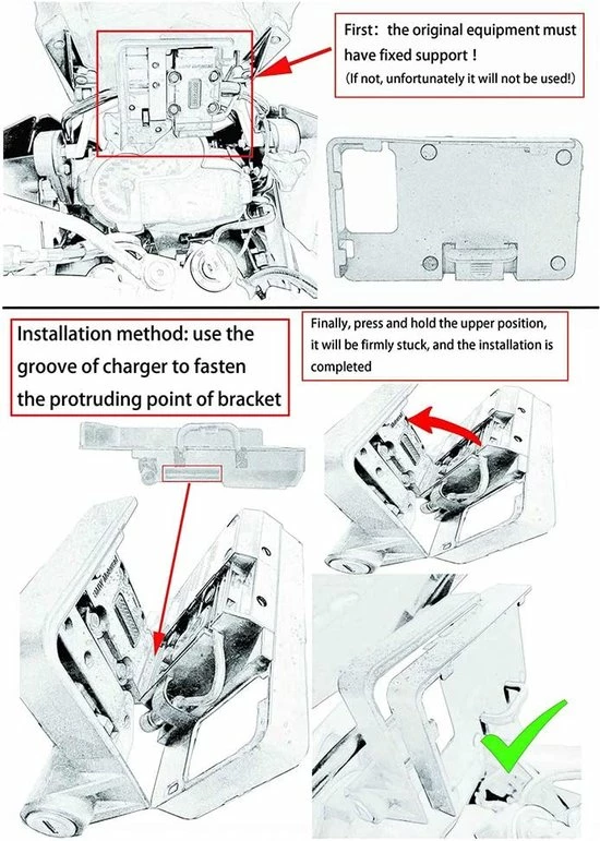 Merkloos Shkalacar Mobiele Navigatiebeugel Voor Motorfiets, Accessoires Voor Mobiele Navigatiebeugel Met USB-oplader, Geschikt Voor BMW R1200GS LC En Adventure S1000XR R1200RS 6 Merkloos Shkalacar Mobiele Navigatiebeugel Voor Motorfiets, Accessoires Voor Mobiele Navigatiebeugel Met USB-oplader, Geschikt Voor BMW R1200GS LC En Adventure S1000XR R1200RS - Image 4