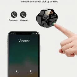 TibaGoods Auto FM Transmitter - Bluetooth - Handsfree Bellen - USB - Carkit - Audio Receiver - Oplaadfunctie - Auto Accessoires -70Mai SHOP 550x780