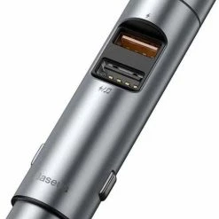 Baseus Bluetooth 5.0 FM Transmitter - 2x USB 3A - 18W Fast Charging Compatible Zilver 14 Baseus Bluetooth 5.0 FM Transmitter - 2x USB 3A - 18W Fast Charging Compatible Zilver -70Mai SHOP 550x783 1