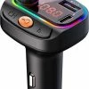 C-tron FM Transmitter Met Verlichting - Met USB-C Poort & 2 USB Fastchargers - Handsfree Bellen - Autolader - Carkit - Bluetooth 5.0 - Voor Alle Telefoons -70Mai SHOP 550x795