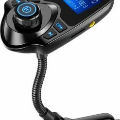 Opline FM Transmitter Bluetooth Draadloze Carkit / MP3 Speler Mobiel / Handsfree Bellen In De Auto / AUX Input / Lader / USB Flash Drive / Muziek / Audio / Radio / TF Kaart / Carkit Adapter Voor Smartphone / IPhone / IPod / Samsung