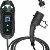 Proton Mobiele Thuislader Type 2 Mennekes - Stopcontact EU - Instelbaar 8A/ 10A / 13A / 16A - Met Memory Functie - 1 Fase Lader - Mobiele Oplader Electrische Auto - Laadkabel Als Alternatief Voor Laadpaal Voor Thuis Of Laadpalen Onderweg