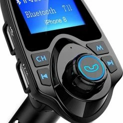 FM Transmitter Carkit Bluetooth Draadloze / Handsfree Bellen In De Auto / MP3 Speler Mobiel / AUX Input / Lader / USB Flash Drive / Muziek / Audio / Radio / TF Kaart / Carkit Adapter - Swifty -70Mai SHOP 550x824 5