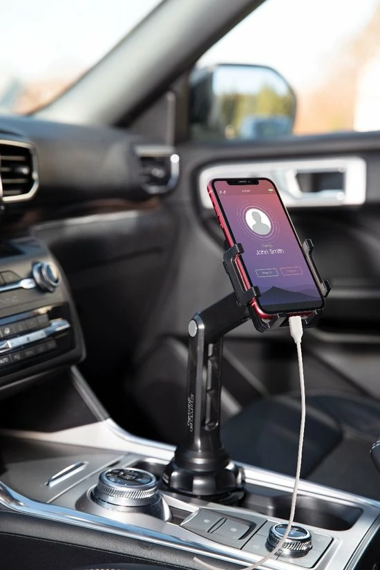 Mannsberger Cup Call Crane, Universele Smartphonestandaard Voor In De Auto – 360° Draaibare Mobiele Telefoonhouder Bekerhouder – Ook In Hoogte Verstelbaar Tot 1 Meter - Navigatiehouder Voor Vrachtwagens, Bussen, Auto’s 9 Mannsberger Cup Call Crane, Universele Smartphonestandaard Voor In De Auto – 360° Draaibare Mobiele Telefoonhouder Bekerhouder – Ook In Hoogte Verstelbaar Tot 1 Meter - Navigatiehouder Voor Vrachtwagens, Bussen, Auto’s - Image 7